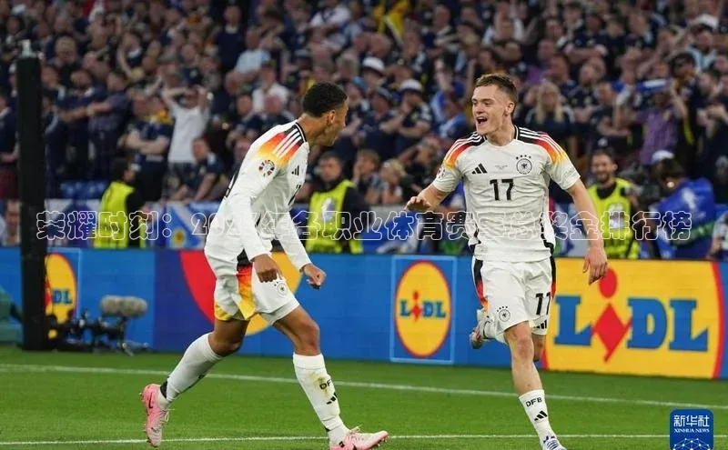 荣耀时刻：2023年各职业体育赛事总奖金排行榜